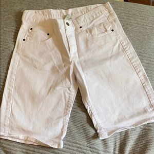 Garnet hill denim bermuda shorts